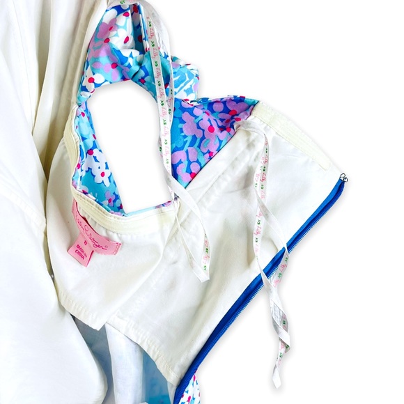 Lilly Pulitzer Franco Strapless Dress in Dot Dot Hop Print Size 8 - Picture 7 of 10